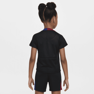 Maglia da calcio a manica corta Nike Dri-FIT FC Barcelona Academy Pro – Bambino/a