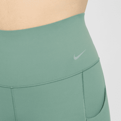 Leggings a todo o comprimento de cintura subida e suporte médio com bolsos Nike Universa para mulher