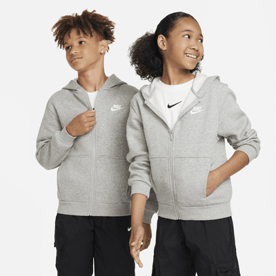 Nike Sportswear Club Fleece Older Kids' Full-Zip Hoodie