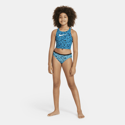 Nike Big Kids' (Girls') Spiderback Midkini Set