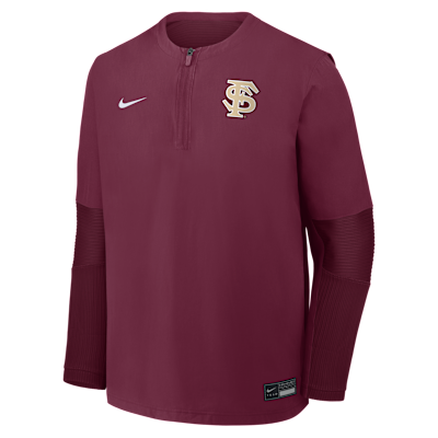 Florida State Dugout Men's Nike Dri-FIT College 1/4-Zip Long-Sleeve Windshirt