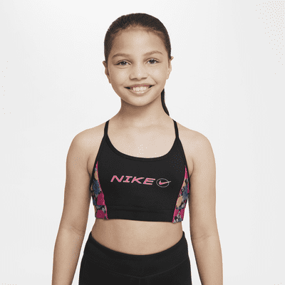 Nike Indy Icon Clash Big Kids' (Girls') Sports Bra. Nike JP