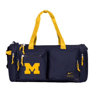 Michigan Nike Utility Power Duffle Bag