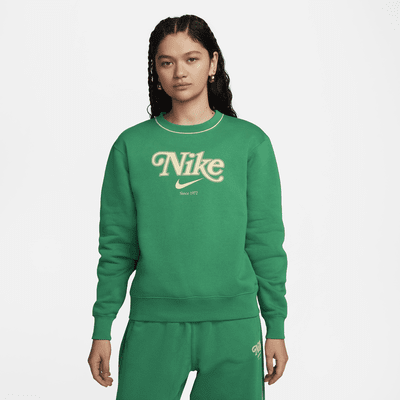 Damska dzianinowa bluza dresowa z półokrągłym dekoltem Nike Sportswear