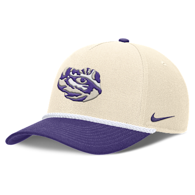 LSU Primetime Rope 2-Tone Rise Men's Nike College Adjustable Hat