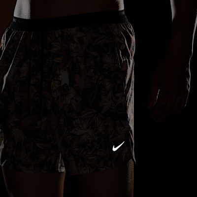 Nike Stride Men's Dri-FIT 18cm (approx) Brief-Lined Printed Running Shorts