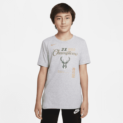Milwaukee Bucks Basket White T-Shirt