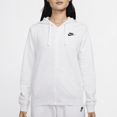 Sudadera con gorro de cierre completo para mujer Nike Sportswear Club Fleece