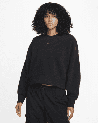 Женский свитшот Nike Sportswear Plush Oversized Crew-Neck Mod Crop