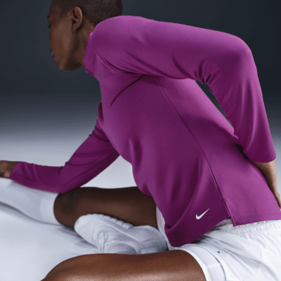 Haut à demi-zip et manches longues Nike Therma-FIT One pour Femme