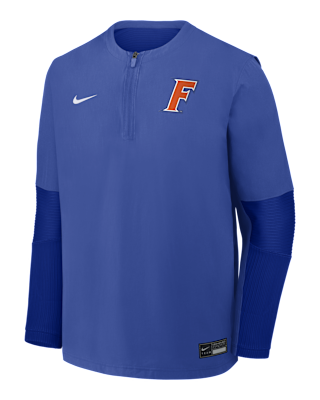 Мужские  Florida Dugout Nike Dri-FIT College 1/4-Zip Long-Sleeve Windshirt
