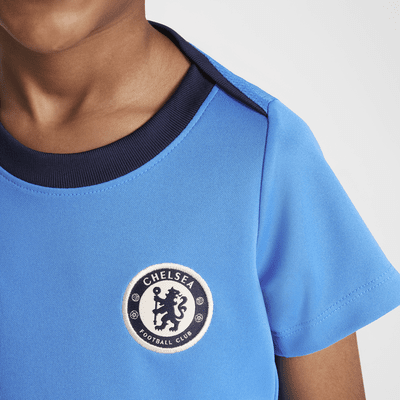 Kortärmad fotbollströja Chelsea FC Academy Pro Nike Dri-FIT för barn