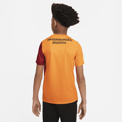 Galatasaray Home Kurzarm-Fußballoberteil für ältere Kinder