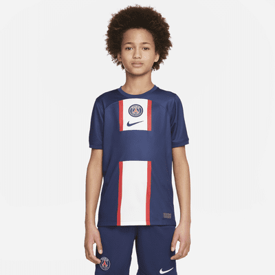 Paris Saint-Germain 2022/23 Stadium Home Big Kids' Nike Dri-FIT Soccer ...