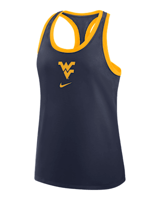 Женские  West Virginia Primetime Shadow Nike College Racerback Tank Top