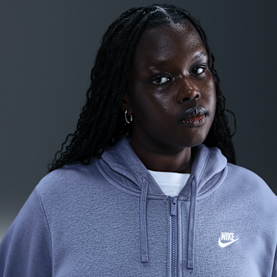 Nike Sportswear Club Fleece Women's Full-Zip Hoodie (Plus Size)