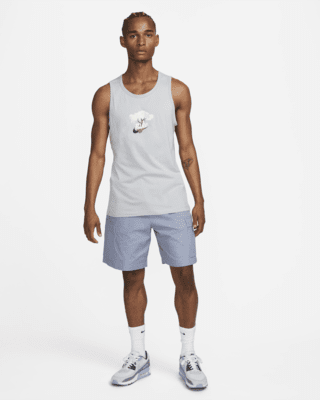 Nike Club Cherry Blossom Tank Top in Gray