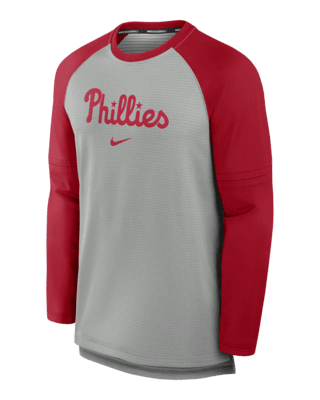 Мужская футболка Philadelphia Phillies Authentic Collection Game Time Nike Breathe MLB Long-Sleeve