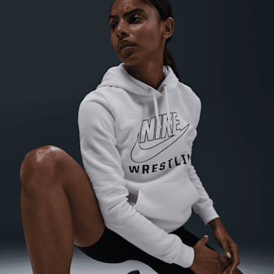 Sudadera con gorro sin cierre de lucha para mujer Nike