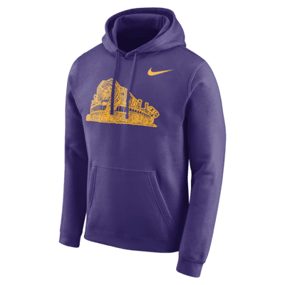 Nike College Club Fleece (LSU) Men's Pullover