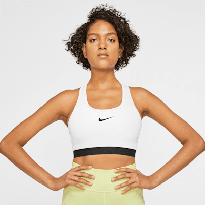 nike dri fit swoosh bra