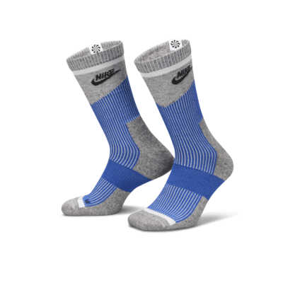 NIKE Slouchy Cushioned Crew Socks (1 Pair) FN7406 100 - Shiekh