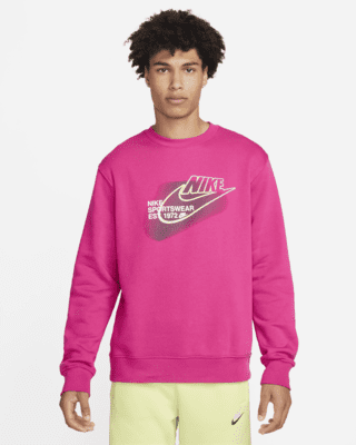 nike pink mens sweatshirt