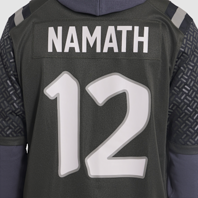Jersey Nike de la NFL Game para hombre Joe Namath New York Jets Rivalries Collection