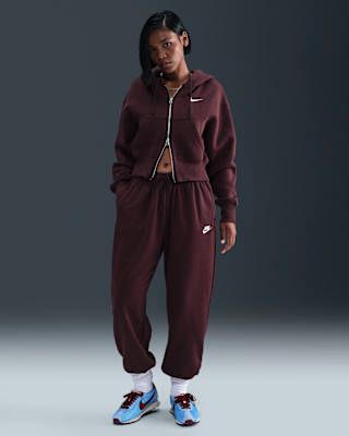 Женские  Nike Sportswear Club Fleece Mid-Rise Oversized Sweatpants