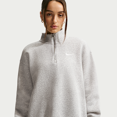 Sudadera oversized con cierre de 1/4 para mujer Nike Sportswear Phoenix Fleece