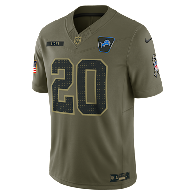 Barry Sanders Detroit Lions Salute to Service Retired