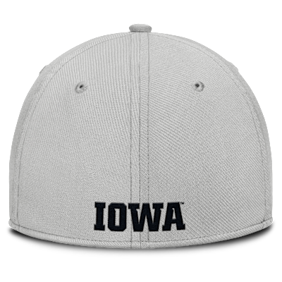 Gorra universitaria Nike Dri-FIT para hombre Iowa Rise Practice Swoosh