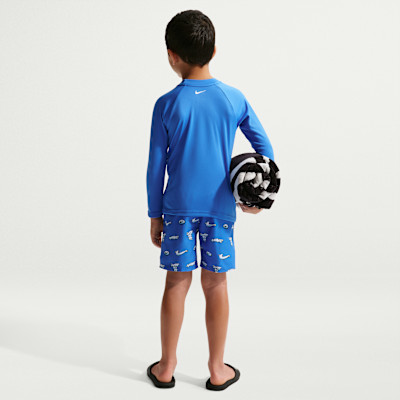 Nike Swim Little Kids' (Boys') Long Sleeve Top & Short Set