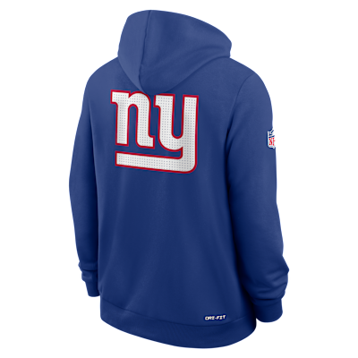 Sudadera con gorro Nike Dri-FIT de la NFL de cierre completo para hombre New York Giants Utility Player Sideline