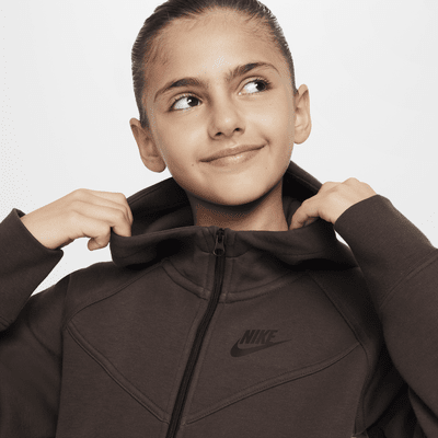 Nike Sportswear Tech Fleece Older Kids' (Girls') Full-Zip Hoodie. Nike UK