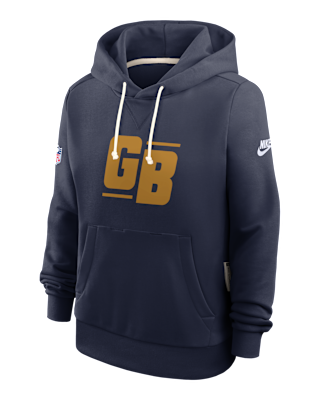 Женское худи Green Bay Packers Alt Pack Nike Dri-FIT NFL Pullover Hoodie