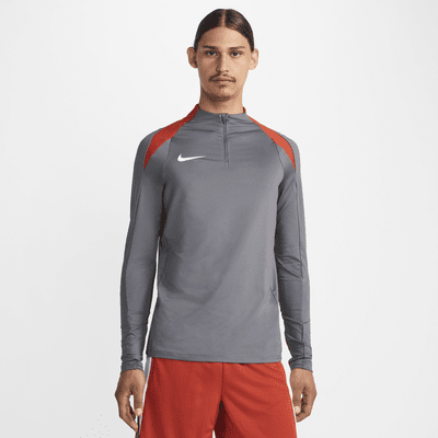 Nike Strike Dri-FIT-Fußball-Drill-Herrenoberteil mit Halbreißverschluss