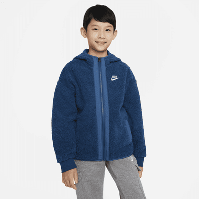 Sweat à capuche d'hiver à zip Nike Sportswear Club Fleece pour garçon plus âgé. Nike FR