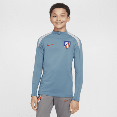 Treningowa koszulka piłkarska dla dużych dzieci Atlético Madryt Strike Nike Dri-FIT