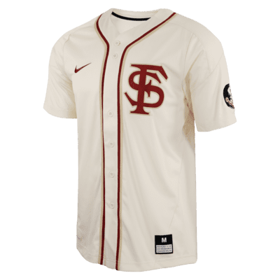 Florida State Men's Nike College Full-Button Baseball Jersey