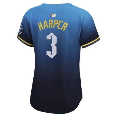 Jersey Nike Dri-FIT ADV de la MLB Limited para mujer Bryce Harper Philadelphia Phillies City Connect