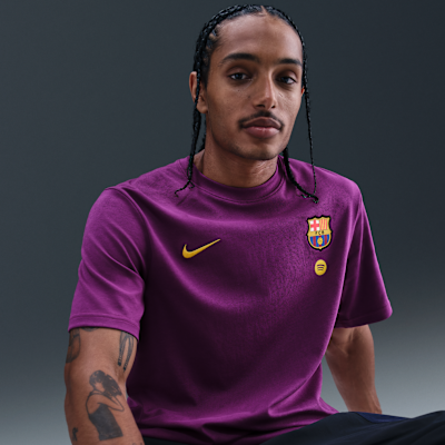 FC Barcelona Primary Home Men's Nike Dri-FIT Soccer Short-Sleeve Top