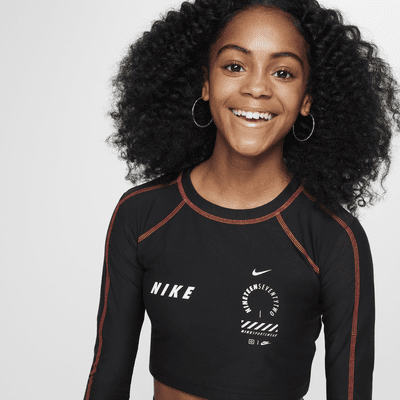 Nike Sportswear croptop met lange mouwen voor meisjes