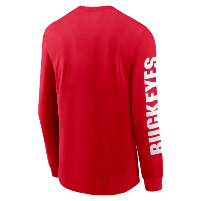 Ohio State Buckeyes Basketball Icon Men's Nike College Long-Sleeve T-Shirt