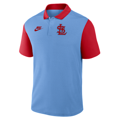 St. Louis Cardinals Cooperstown Victory Men's Nike Dri-FIT MLB Polo