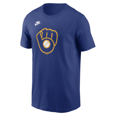 Мужская футболка Milwaukee Brewers Cooperstown Logo