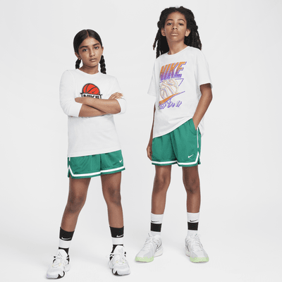 Shorts de básquetbol de 13 cm para niños talla grande Nike DNA