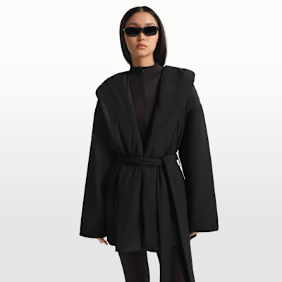 NikeSKIMS Woven Nylon Women's Wrap Coat