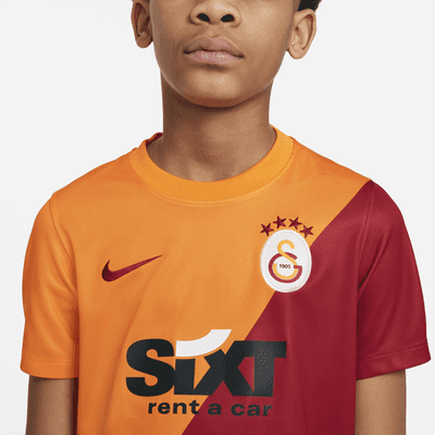 Galatasaray Home Kurzarm-Fußballoberteil für ältere Kinder