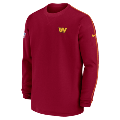 Washington Commanders Sideline Coach Men’s Nike NFL Long-Sleeve Top